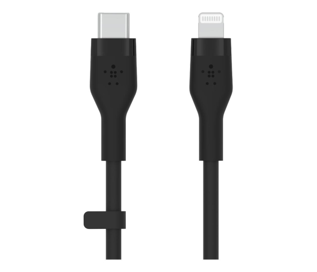 BELKIN USB-C - Lightning Silicone 3m Black CAA009BT3MBK - 733106 - zdjęcie
